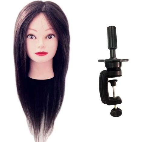 Tête à coiffer Professionnelle Claudia - 50 cm (1/3)