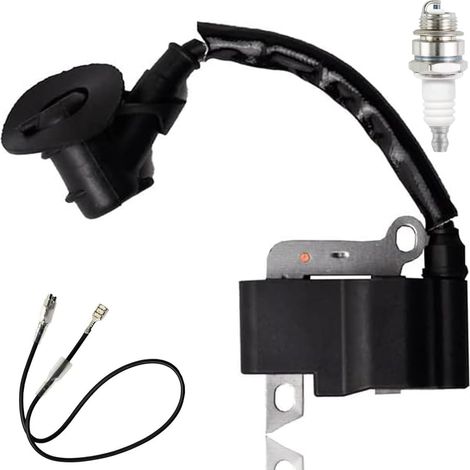 1130 400 1308 Bobine d'allumage pour Stihl MS170 2-Mix MS180 2-Mix Tronçonneuses pour Pièces de Moteur de Tondeuse à Gazon Remplacez 1130-400-1310 par Bougie d'Allumage L7T (1/5)