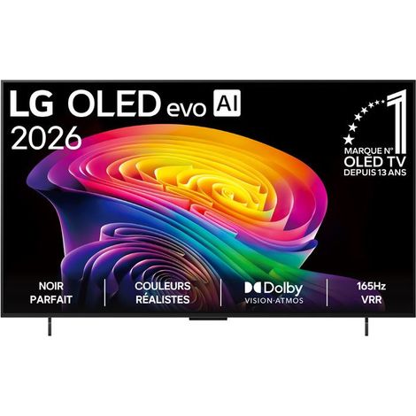 Téléviseur LG OLED42C6 2026 42" OLED evo 4K 165 Hz noir