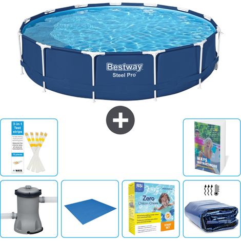 Bestway Steel Pro Rund - 396x84 cm - 7-teilig S245