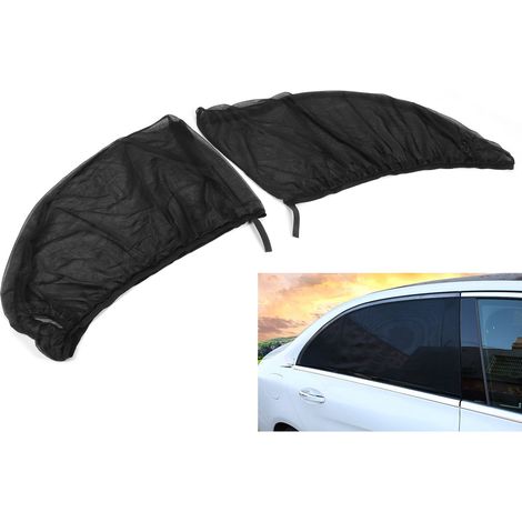 Insekten- und UV-Schutzgitter für Autofenster [2 Stück] - Nylongewebe 115-125 cm - Passend für 95 % aller Modelle (1/5)