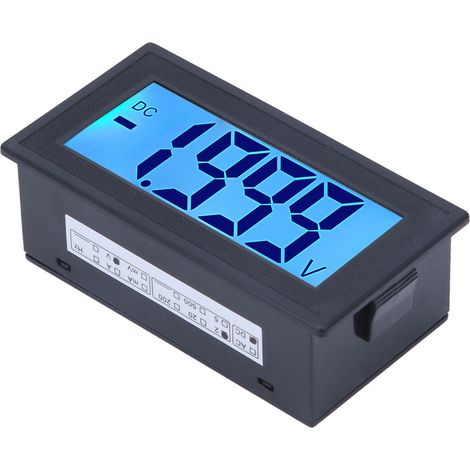 Voltmètre numérique LCD YB5135DB, afficheur tension DC 0-2V, alimentation AC 100-240V, mesure précise pour tableau électrique (1/5)