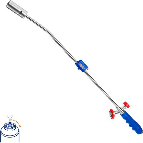 Brûleur à gaz Wadfow avec tige de 80 cm et allumage piézoélectrique