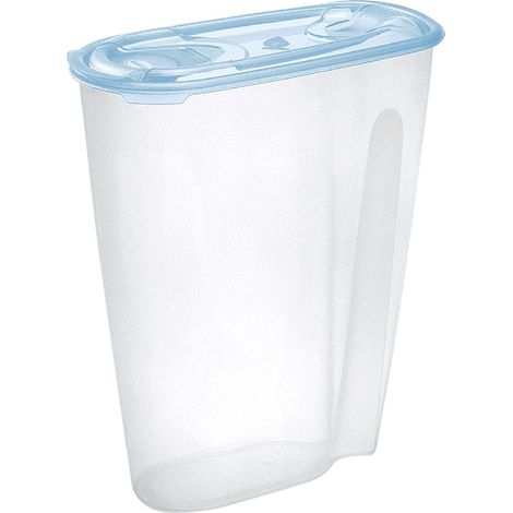 CONTENITORE PORTA CEREALI IN PLASTICA lt 3 cm 21,5 x 10,7 x h 25,7 acqua