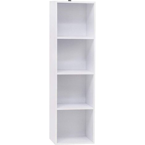 WOLTU Libreria Scaffale Legno Scompartimenti Armadietto per Libri FAI DA TE 106 cm (1/6)