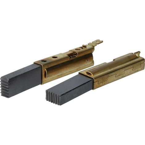 vhbw 2x Kohlebürste 32 x 10,95 x 6,1 mm kompatibel mit Nilfisk / Alto STATION TANDEM ST 15/25/35 Industriestaubsauger, Saugbohner