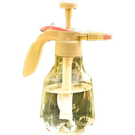 1.5L Pressure Sprayer, Adjustable Mist Nozzle (Yellow) (1/5)