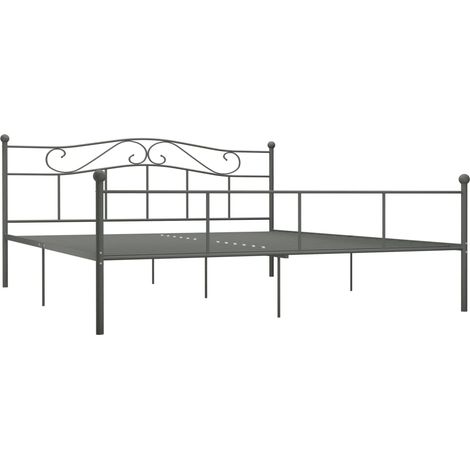 Maison Exclusive - Giroletto Grigio in Metallo 180x200 cm (1/5)
