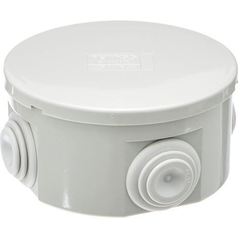 Gewiss scatola di derivazione cassetta di derivazione con coperchio basso a pressione ip44- diametro 80x40-pareti lisce gw44002 (1/3)