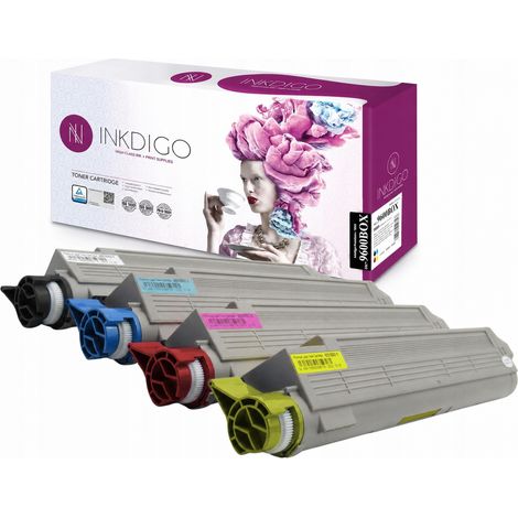 Inkdigo Toner 42918916-42918913 kompatibel mit OKI C9600, C9650HDTN, C9850HN, TÜV-zertifiziert (1/5)