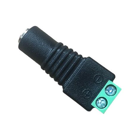 DC female connector power adapter cable with 12V wired power plug monitoring solderless male/female conversion head (1/4)