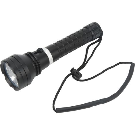 Lampe torche sous-marine haute luminosité 1500 à 2000 lm, étanche IPX8, LED XHP70, pour la plongée sous-marine en grottes profondes. (1/5)