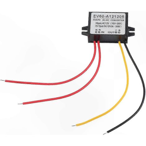 Module d'alimentation abaisseur de tension CA 10-28 V vers CC 12 V (1/5)