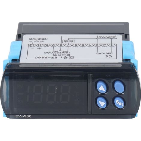 Temperature Controller Digital Display 5‑400℃ Temp Control Thermostat 1 Way Output for Machine AC 220V (1/5)
