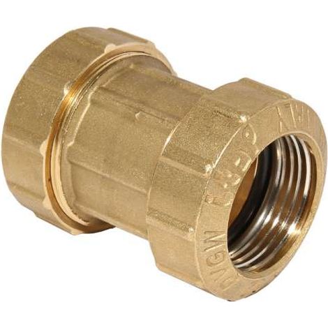 PE-Rohr Muffe Ø 25 mm 3/4'' Verbinder Verschraubung Messing MS 58 DVGW