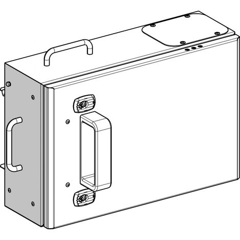 Canalis KSB - coffret de dérivation 160A pour fusible NF T0 - 3L+N+PE - KSB160SF4 (1/3)