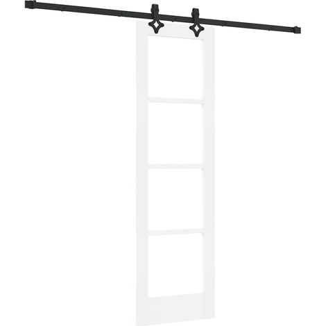 Maison Exclusive - Schiebetür Weiß 61 x 198,5 cm Massivholz Kiefe