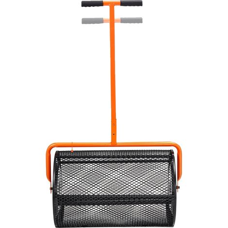 Épandeur de compost, Poignée réglable, Construction en acier durable, 24 pouces (1/2)