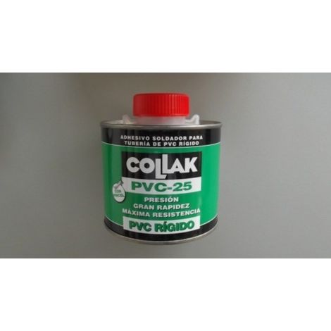 Adhesivo pvc 250 ml 250 ml pvc-25 pincel collak (1/2)