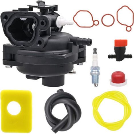Vergaser für Rasenmähermotoren, kompatibel mit Briggs & Stratton 799583, 591160, 593261, 591110, Vergaser-Luftfilter