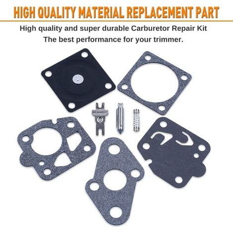 DOLASO Membran-Reparatursatz für Kawasaki TD24 TD25 TD33 TD40 TD48 TG20 TG24 TG25 TG33 (ersetzt Vergaser) Freischneider (1/3)