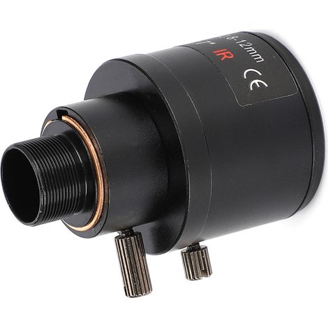 Objectif M12 2.8-12mm pour caméra de sécurité HD 3MP, zoom manuel, monture 1/2.7" compatible CCTV (1/5)