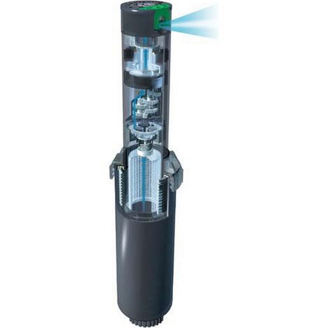 Hunter irrigatore turbina attacco 1/2" femmina corpo in ABS Mod. SRM-04 per irrigazione giardino (1/2)