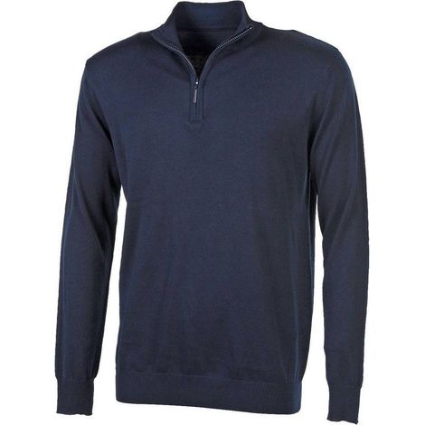 Pull de travail col zippé Pen duick Bleu Marine XL
