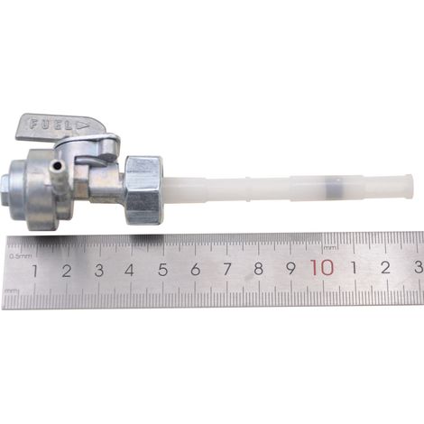 Oil switch motorcycle parts total length: 132mm, two internal threads for off-road vehicle parts. (1/4)