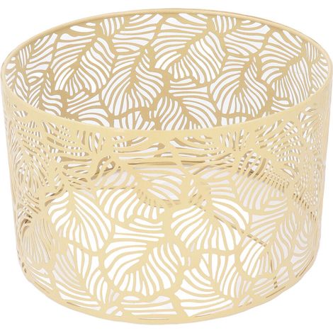 Modern lampshade, simple style, home decoration, for E14 and E27 bulbs, gold color