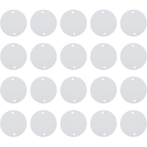 Lot de 20 Couvercle, Rond, PVC, 65mm, Imperméable, Pour Boîte De Jonction (1/5)