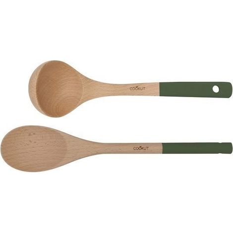 Set di Cucchiai e Mestoli in Legno Cookut Felce - MJUVE