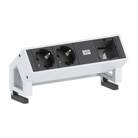 Bachmann desk2 steckdosenleiste, 2xdosen(cee7) mit zuleitung gst18