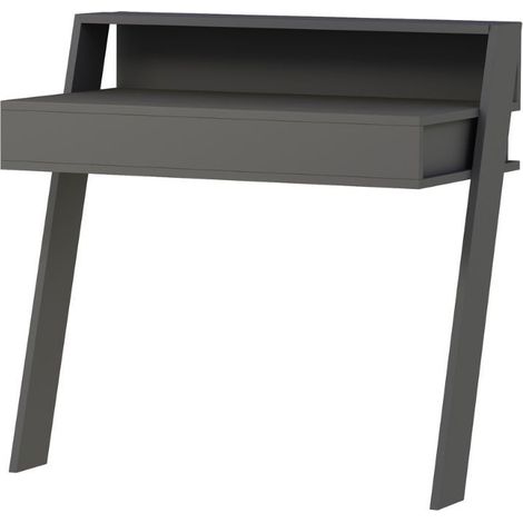 Scrivania da parete 94x50x91 cm Cowork antracite con cassetto