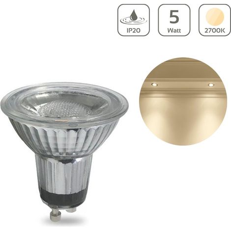 LED Spot GU10 5W 440lm 40° - Lichtfarbe: Warmweiß 2700K (1/5)