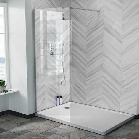 Samoa 800 mm Walk in Wet Room Enclosure (1/4)