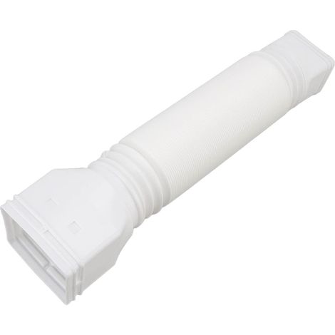 Gutter Downpipe Extensions, Flexible Gutter Downpipe Extensions, Rainwater Hose Connector, Gutter Connector, Rainwater Drain (WHITE) (1/5)