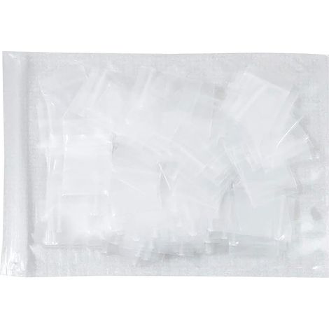 Sachets Zip Plastique 30 x 40mm Épaisseur 100 microns Transparent Sacs à Fermeture Tailles (1/2)