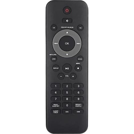 LYERCW - Nouvelle télécommande pour système audio Philips CD FM DCM2020 DCM1070 DCM205 MCM1050 MCM1050B DCM3060 DCM2060 MCM2050 MCM2000 (1/5)