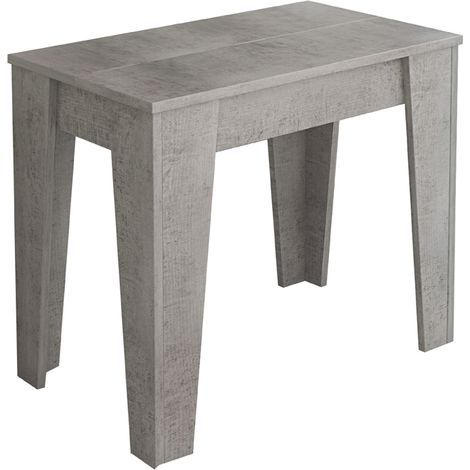 Bytom  - Tavolo consolle allungabile fino a 3 metri grigio cemento (1/4)