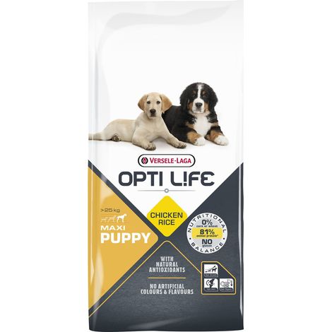 Croquettes Opti Life chiot maxi Poulet : 12.5kg