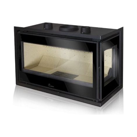 BRICOSOL ESTUFA DE LEÑA INSERTABLE LACUNZA MODELO ADOUR 800 CLD (Derecha ) (1/4)