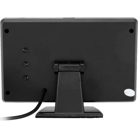 Moniteur de bureau de 4,3 pouces avec support, écran numérique de voiture, double entrée AV et priorité caméra de recul. (1/4)
