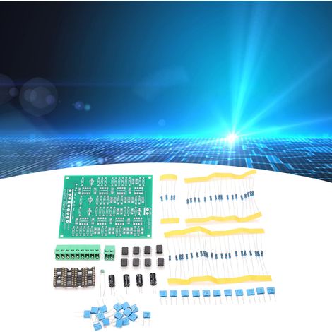 Kit DIY Module Préamplificateur 3 Sorties NE5532, Alimentation Double DC 9-15V, -24dB/Octave