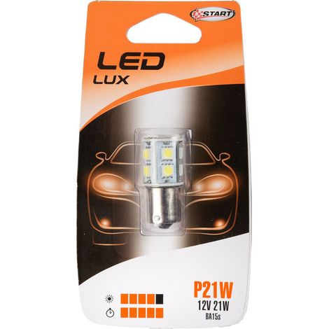 P21W Lampadina Singola 13 Led per luci auto 12V 21W BA15s (1/2)