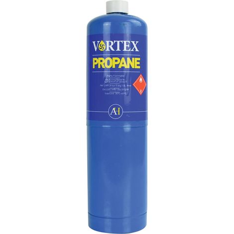 Arctic Hayes VORTEX Propane Butane Brazing Gas BLUE 400g CGA600 Canister VG2
