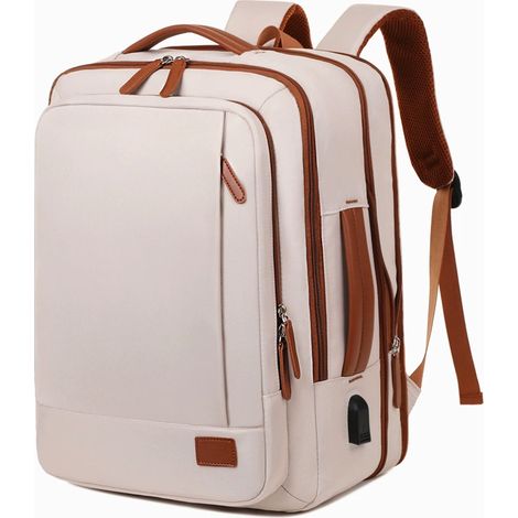 Sac à dos de voyage unisexe, homologué pour les compagnies aériennes, 40 litres, avec 3 compartiments de rangement, idéal pour les week-ends, les études ou le bureau.