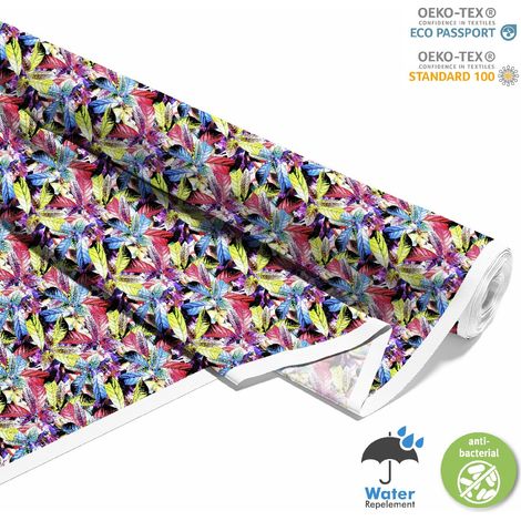 Outdoor Dekostoffe Oxford - Motiv bunte Herbstblätter I DX275 (1/5)