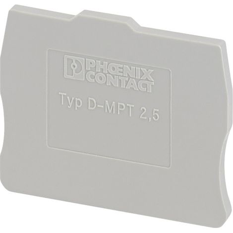 Phoenix Contact 3248140 Abschlussdeckel Grau 50 St.