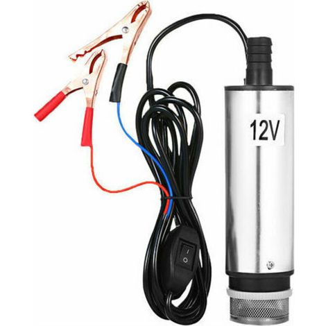 Pompe Submersible Pour Le Pompage De L'Eau Gasoil 51Mm Huile Eau Diesel Pompe De Transfert De Carburant Avec Ecran Fliter Plein D'Essence DC 12V (1/5)
